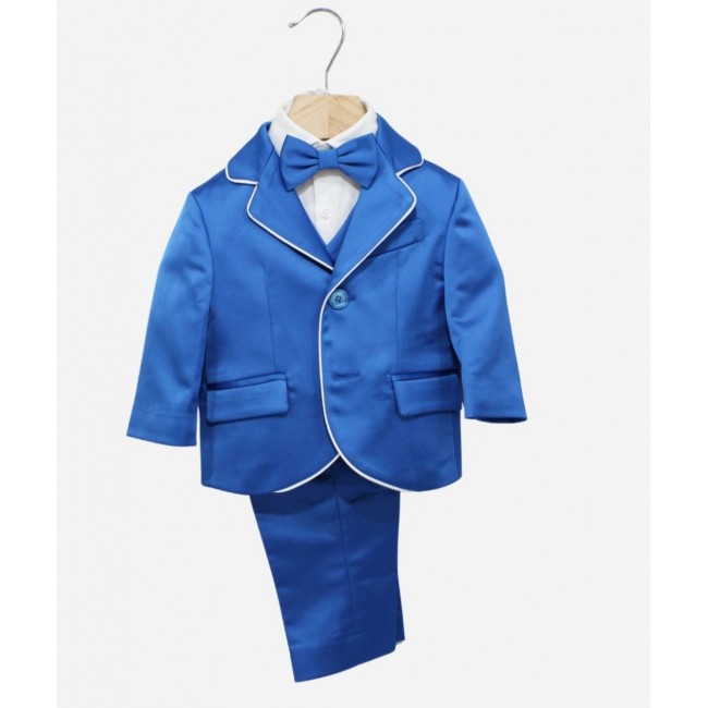 Abito bimbo elegante blu
